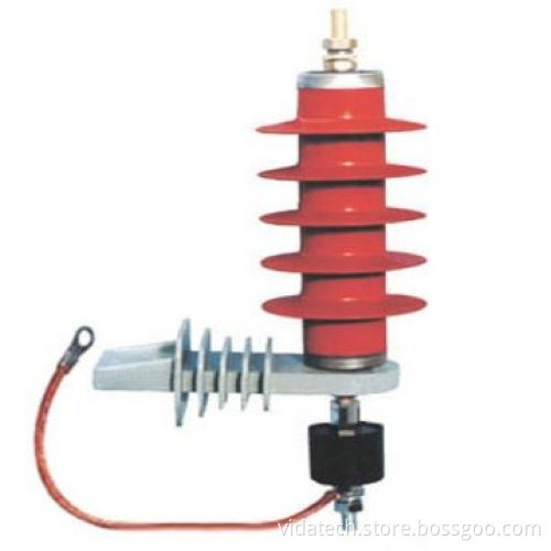 MOA zinc oxide lightning arrestors, used in outdoor power grid